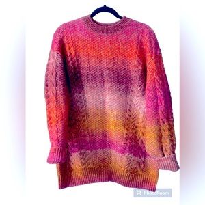 Lauren Conrad oversized sweater size small could easily be considered a size M/L